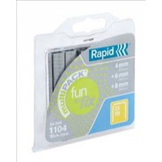 Rapid Fun 2 Fix Staples Multipack 13 4 6 to 8mm PK