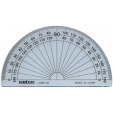 Celco 10cm 180 Deg Protractor Clear EA