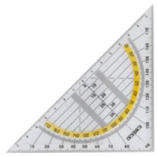 Celco Geoliner Triangle 14cm Set Square Protractor in 1 EA