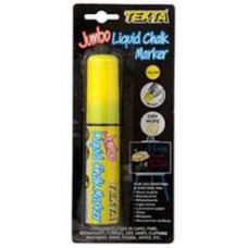 Texta Jumbo Yellow Liquid Chalk 15mm Nib EA