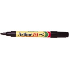 Artline 70 Black Bullet Perm Marker Pk 12 (PK 12)