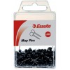 Esselte Map Pins Black PK 200 (PK 200)