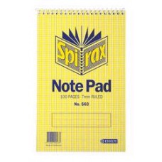 Spirax 563 Note Book Reporter 50LF 200 x 124 (EA)