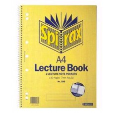 Spirax 598 Lecture Book A4 297 x 220 (EA)