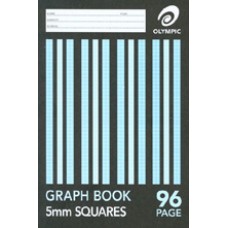 Olympic Graph Book A4 96pg 5mm Squares 140839 (EA)
