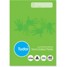 Tudor Dotted Thirds Exercise Book A4 9mm Ruled 48pg 140917 (EA)