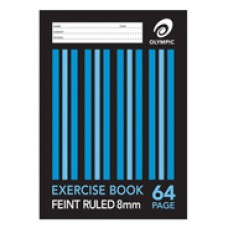 Olympic Exercise Book A4 64pg 8mm Ruled EA
