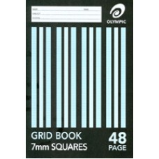 Olympic Grid Book A4 48pg 7mm squares EA