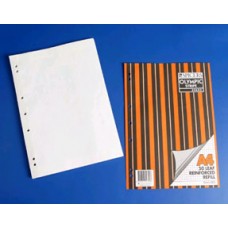 Olympic Stripe Reinf Loose Leaf Refills Ruled 5mm Graph EA