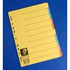 Olympic Coloured Dividers A4 Non Reinforced 10 Tab Bright (EA)