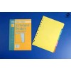 Olympic Coloured Dividers A4 Non Reinforced 5 Tab Bright (EA)