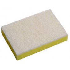 White Scourer Sponges 15x10 Outer of 5 x 10 (PK 50)