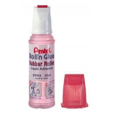 Pentel Roll N Glue Pink  (EA)