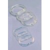 Shower Curtain Hook Rings Clear (PK 12)