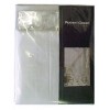 Shower Curtain Plain Taffeta White w Rings Eylets Weights (EA)