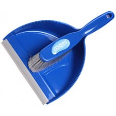 Dustpan and Brush Set Rubber Edge (EA)