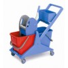 Dual Bucket Trolley with Press Wringer 50L (EA)