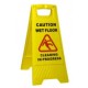 Caution Wet Floor A-frame Safety Sign (EA)