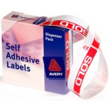 Avery Dispenser Labels  SOLD TO Bx 125 (PK)