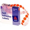 Avery Label Self Adhesive Red 14mm Dots (PK 1050)