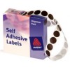 Avery Label Self Adhesive Black 14mm Dots  (PK 1050)