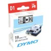 DYMO D1 Tape Black White 19mm x 7m (EA)