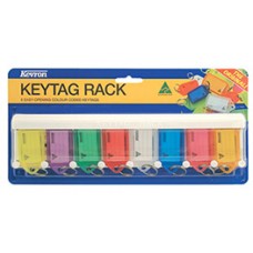 Kevron 8 Key Tag Rack with Tags (EA)