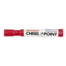 Mon Ami Stay Ready Red Chisel Perm Marker (PK 12)
