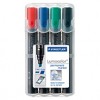 Staedtler Chisel Point Perm Markers Wallet 4 (PK 4 )