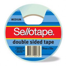 Sellotape Double Sided Tape 24mmx33m No 404 (EA)