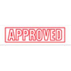 Self Inking Stamp APPROVED Red (EA)