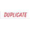 Self Inking Stamp DUPLICATE Red (EA)