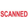 Self Inking Stamp SCANNED Solid Red (EA)