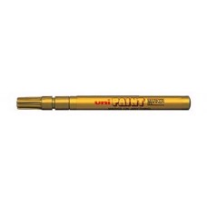 Uni Paint Marker PX21 Gold 1.2mm Bullet (PK 12)