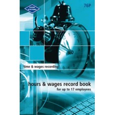 Wages Record Book Small (EA)