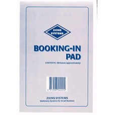 Zion Booking-In Pad 100pg 120x 180mm (EA)