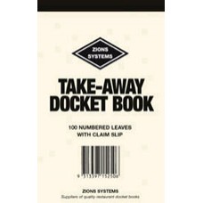 Zion Take Away Docket Book TA (EA)