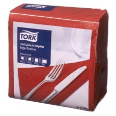 Tork Red Lunch Napkin 2Ply PK 100