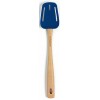 Silicone Slotted Spoon w Beech Handle Blue EA