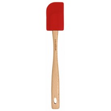 Silicone Spatula w Beech Handle Medium Red (EA)