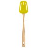 Silicone Slotted Spoon w Beech Handle Lime (EA)