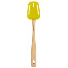 Silicone Slotted Spoon w Beech Handle Lime (EA)