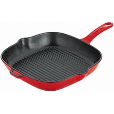 Chasseur Square Grill 25cm Red w Handle (EA)