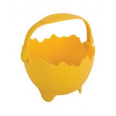 Trudeau Single Egg Poacher w Handle Yellow EA
