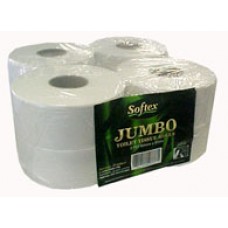 Softex Jumbo Toilet Tissue 1 Ply 650m (CT 8)