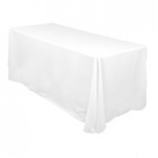 Spun Poly Tablecloth White 137x305cm 225gsm (EA)