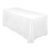 Spun Poly Tablecloth White 137x183cm 225gsm (EA)