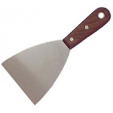 Grill Scraper 100mm  x 115mm SS Wood Handle (EA)