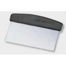 Dough Scraper 150x75mm SS Plastic Handle  (EA)