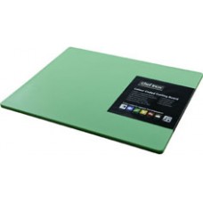 Chef Inox Cutting Board Green 380x510x12mm  (EA)